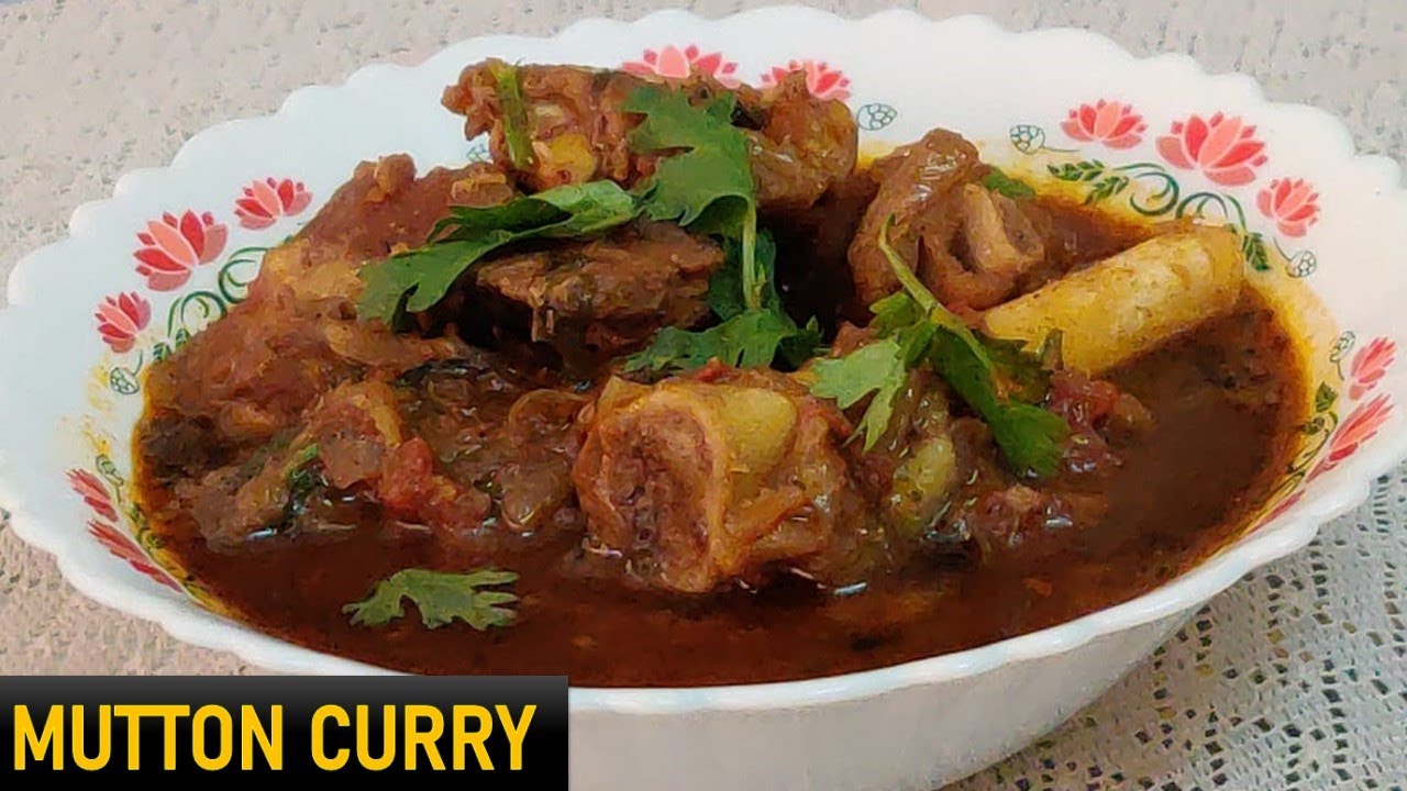 Mutton Curry Recipe ! Authentic South Style Mutton Curry ! Mutton ...