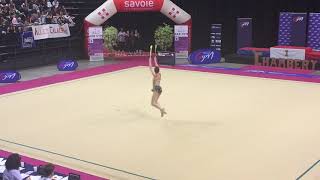 DN1 Orléans Milana Tomaeva massues - France Chambéry 2018