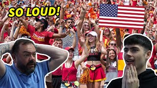 Loudest Crowd Reactions in American Sports History! British Father and Son Reacts!