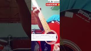 Famous Guitar Tabs. Can u guess this music? guitar tutorial/lesson jh voice #viral #shorts