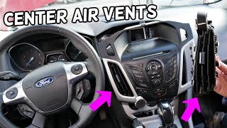 FORD FOCUS MK3 CENTER DASH AIR VENT REPLACEMENT REMOVAL. DASH VENT BROKEN