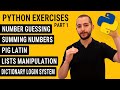 Learn Python Programming With 5 Beginner Python Exercises | 2h FREE Python Tutorials