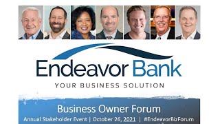Endeavor Bank Business owner Forum
