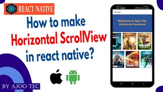 How to make Horizontal ScrollView in react native? || in Hindi