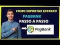 Como exportar extrato pagbank - Rápido e fácil!