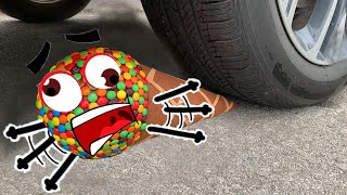 Crushing Crunchy & Soft Things by Car! Woa Doodles Funny Videos