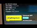 Downloading Cyberpunk 2077 at 1 Gbps ATT Fiber Internet