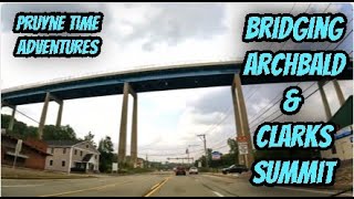 🎥 ROAD TRIP #195: Archbald to Clarks Summit, Pennsylvania – Beneath the Turnpike Bridge