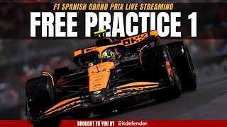 F1 SPANISH GP FREE PRACTICE 1 LIVE | Formula 1 Spain GP FP1 Live Commentary + Watchalong
