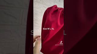 ĐẦM XÒE ĐỎ TAY PHỒNG VIỀN HẠT TRAI #đầm #xoè #tay #phồng #thoitrang #chianhstore