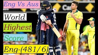 Eng- 481/6 | England Vs Australia 3rd ODI 2018 | Highlights