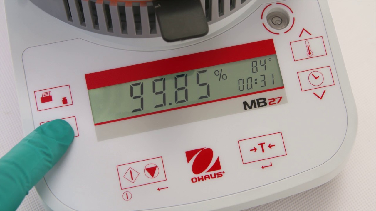 OHAUS Moisture Analyzers MB23, MB25 And MB27: Features (EN) - YouTube