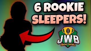 6 Rookie Sleepers: Wide Receivers (Dynasty Fantasy Football) | Clip from DD 148