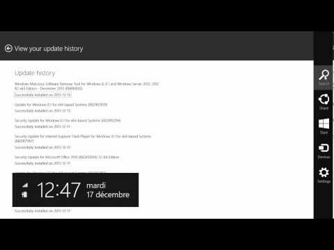 Windows 8.1 How to view windows update history Windows 8.1 How to view windows update history