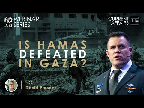 ICEJ Webinar: Is Hamas Defeated in Gaza?