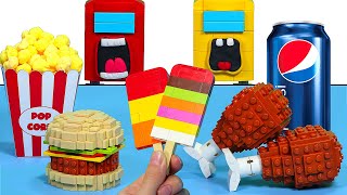 LEGO Food Challenge IRL | AMONGUS ANIMATION MUKBANG COMPILATION