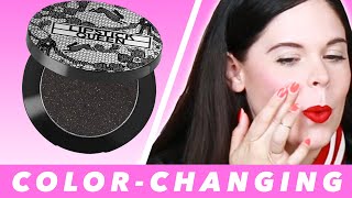 We Tried Black Color-Changing Blush