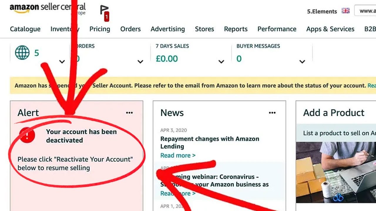 Amazon Account Deactivated | How To Restore Your Suspended Account ...