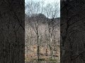 Cliffs in Vermont mountains