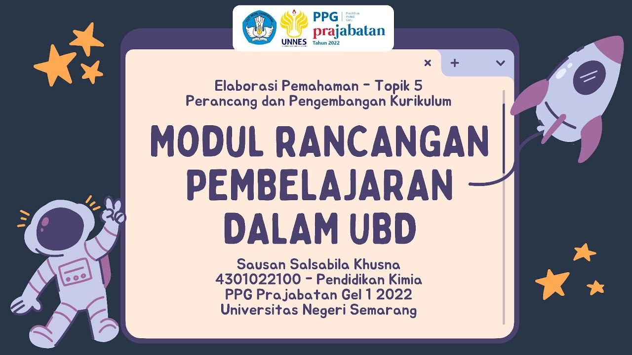 Topik 5 Elaborasi Pemahaman - Modul Rancangan Pembelajaran Dalam UbD ...