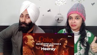 Indian Reaction on Coke Studio Season 12 | Heeray | Rahat Fateh Ali Khan & Aima Baig