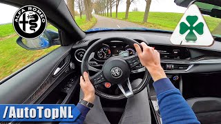 Alfa Romeo Stelvio Q 510HP POV Test Drive by AutoTopNL
