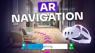 AR Indoor Navigation Using MultiSet Quest SDK