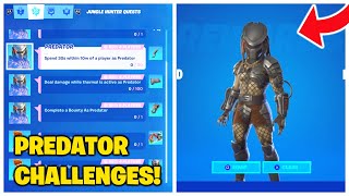 How To Get PREDATOR CHALLENGES in Fortnite Battle Royale! | How To Complete!