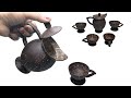 Handmade TEAPOT SET from coconut Shell ||Quick & Easy DIY Great Table placemat for your table!