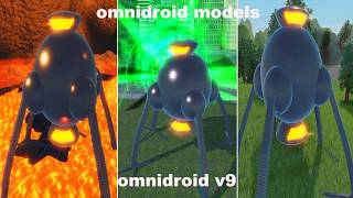 How to get OMNIDROID V9 BADGE and OMNIDROID VX9 MORPH in OMNIDROID MODELS [MAP UPDATE] ROBLOX!