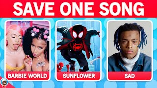 Save One Song - Most Popular Songs Ever | TikTok, Singers, Rapper's Songs | Music Quiz