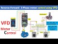 VFD connection | VFD wiring connection Forward reverse Diagram Explained | Step-by-Step Guide