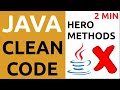 Java Clean Code Tutorial #13 – Hero & God Methods!