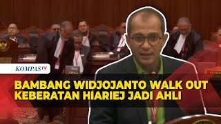 Momen Bambang Widjojanto Walk Out Lantaran Keberatan Eddy Hiariej Jadi Ahli di Sidang MK