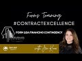 Form 22A and 22AR:  Guide to Financing Contingencies | Dive into Contracts Excellence with Jen Knox