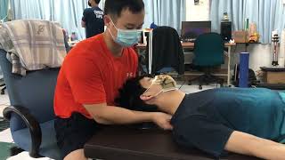 14. Positional Release technique: upper trapezius muscle