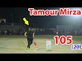 TAMOUR MIRZA VS NASIR PTHAN 105 RUNS NEED 30 BALLS BIGGEST MATCH IN PAKISTAN TAPE BALL CRICKET