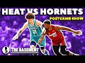 Miami Heat at Charlotte Hornets Postgame Show | The Basement Sports Network