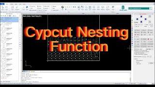 cypcut nesting function #fiberlasercuttingmachine #controller #system