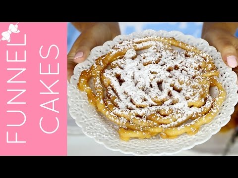 How To Make Easy Pancake Mix Funnel Cakes // Lindsay Ann Bakes How To Make Easy Pancake Mix Funnel Cakes // Lindsay Ann Bakes