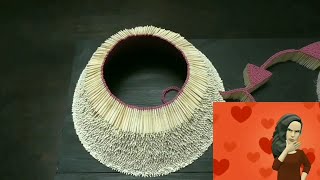 How to make a volcano eruption by match sticks l volcano