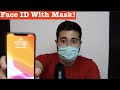 How To Use Face ID with a Mask!! (Unlock iPhone)