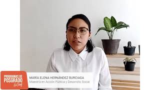 Vida estudiantil | María Elena Hernández Burciaga, MAPDS