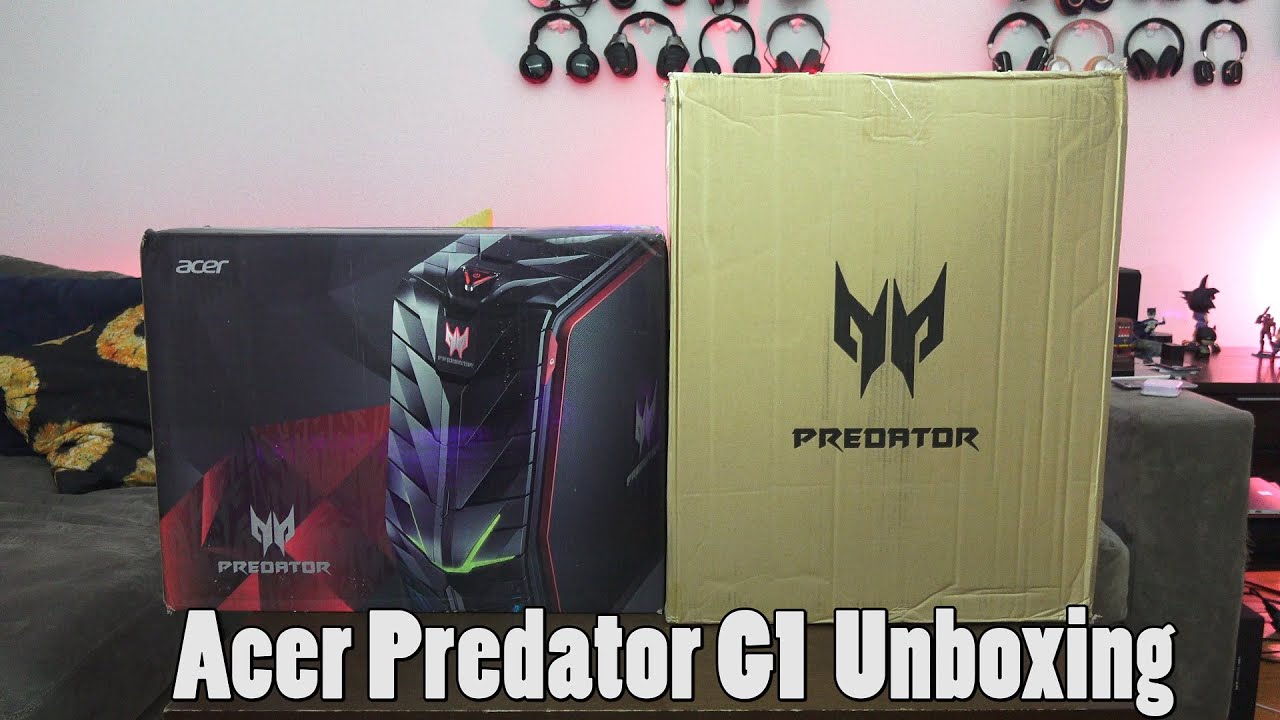 Acer Predator G1: Unboxing So, So Sweet!!! - YouTube