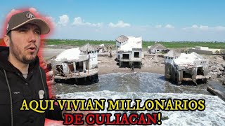 AQUI VIVIAN LOS MILLONARIOS DE SINALOA 😱HOY ESTAN DESTRUIDAS POR EL MAR 😰 #exploracionesurbanas