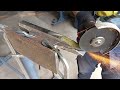 I Turn a Railroad Track into an Anvil! DIY Project using Basic Tools!