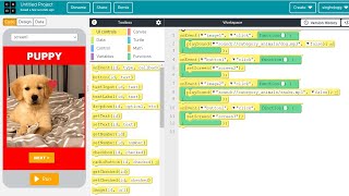 How to create an app using labels, images, buttons and sound - Episode 1 code.org AppLab