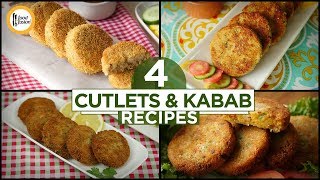 4 Cutlets/Kabab Recipes By Food Fusion (Ramzan Special Recipe)