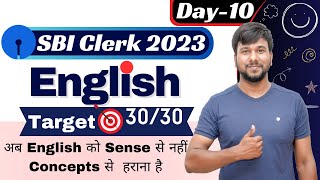 SBI Clerk Prelims 2023 | English Preparation | Oliveboard live English mock | Varun Sir english