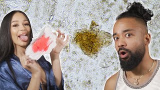 PERIOD BLOOD Under a Microscope!